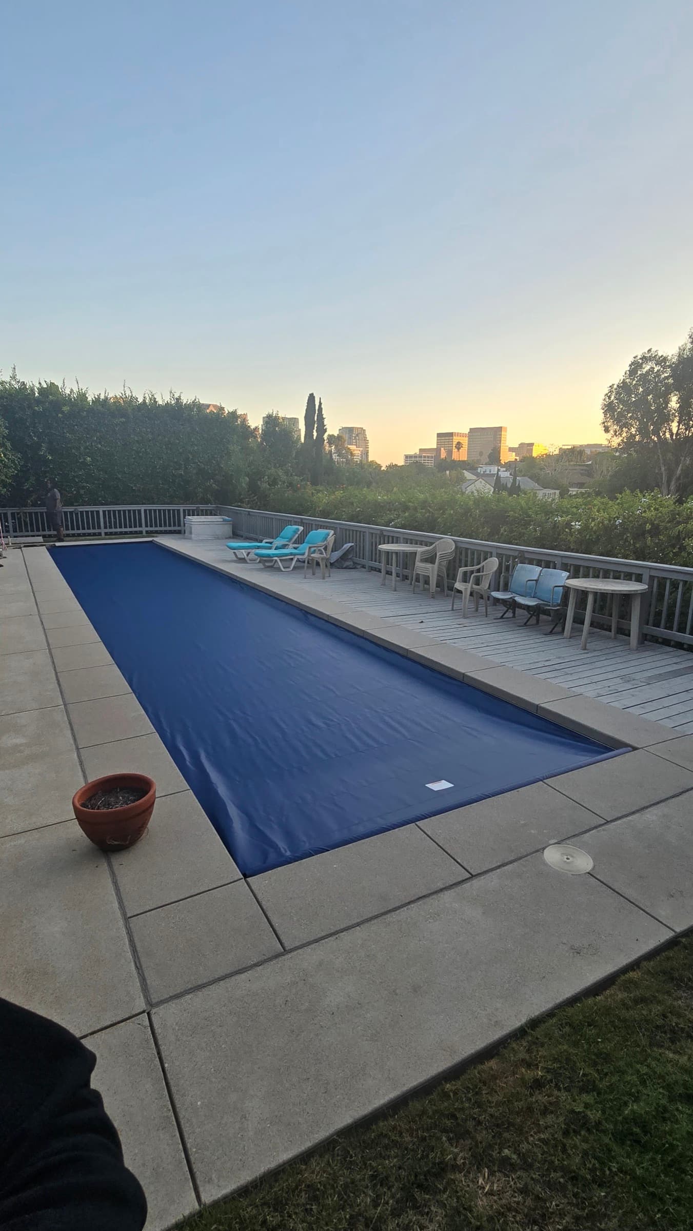 Pool cover replacement project photo 2